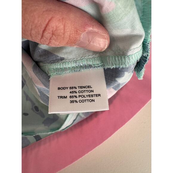 Magnolia Lane Masters Collection Women's Colorful Floral Tunic Top Size Large - Picture 6 of 9